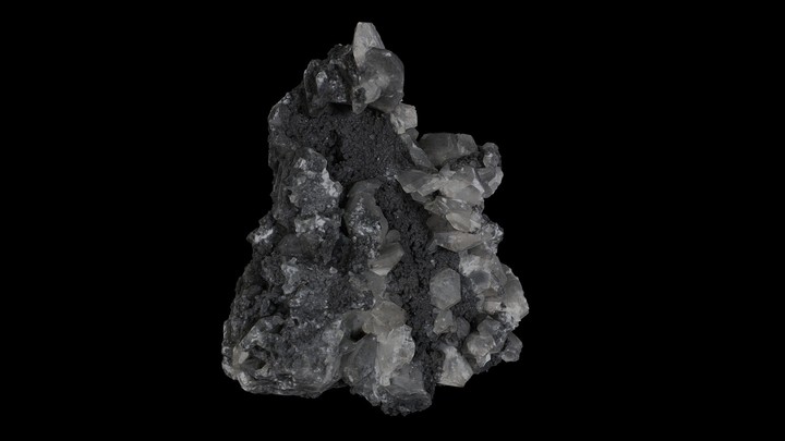 Lunar Strike Tests - Grey Mineral Rock
