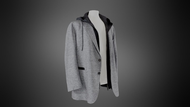 Zegna Custom Made Hooded Blazer (Open)