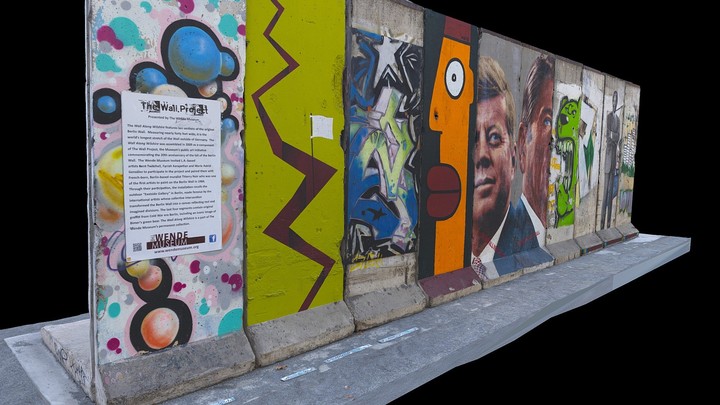 Berlin Wall Segment - The Wall Along Wilshire