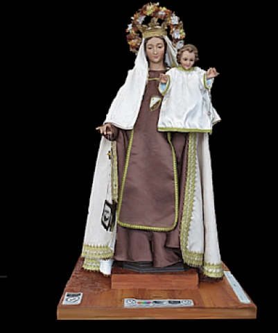 Imagen de la Virgen de El Carmen